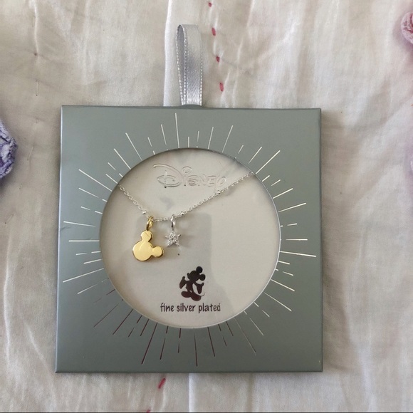 Disney Jewelry - Disney Mickey Mouse Cubic Zirconia Star Necklace